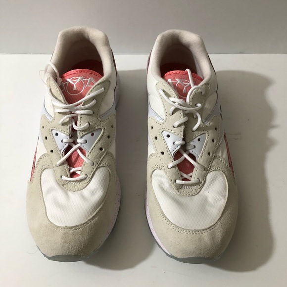 NEW Saucony Leather Suede Aya Peaches and Cream Sneakers 9 - Picture 6 of 14